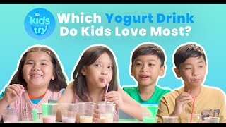 Which Yogurt Drink Do Kids Love Most? l Smart Parenting Kids Try