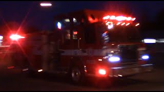 BFES Rescue, #14 Pump & Ambulance 1-2 Responding (LOTS OF HORN)