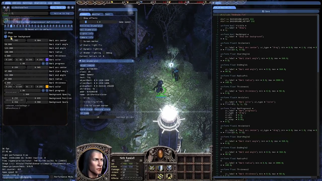 Armies of Exigo: The Third Prophecy | WIP #4 - Custom UI indicators via ReShade