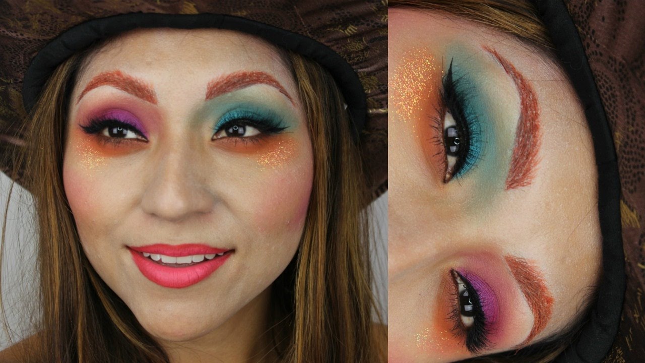 MAD HATTER TUTORIAL EASY LAST MINUTE HALLOWEEN MAKEUP ITSHALO