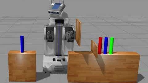 Motion planning with robotic arm.