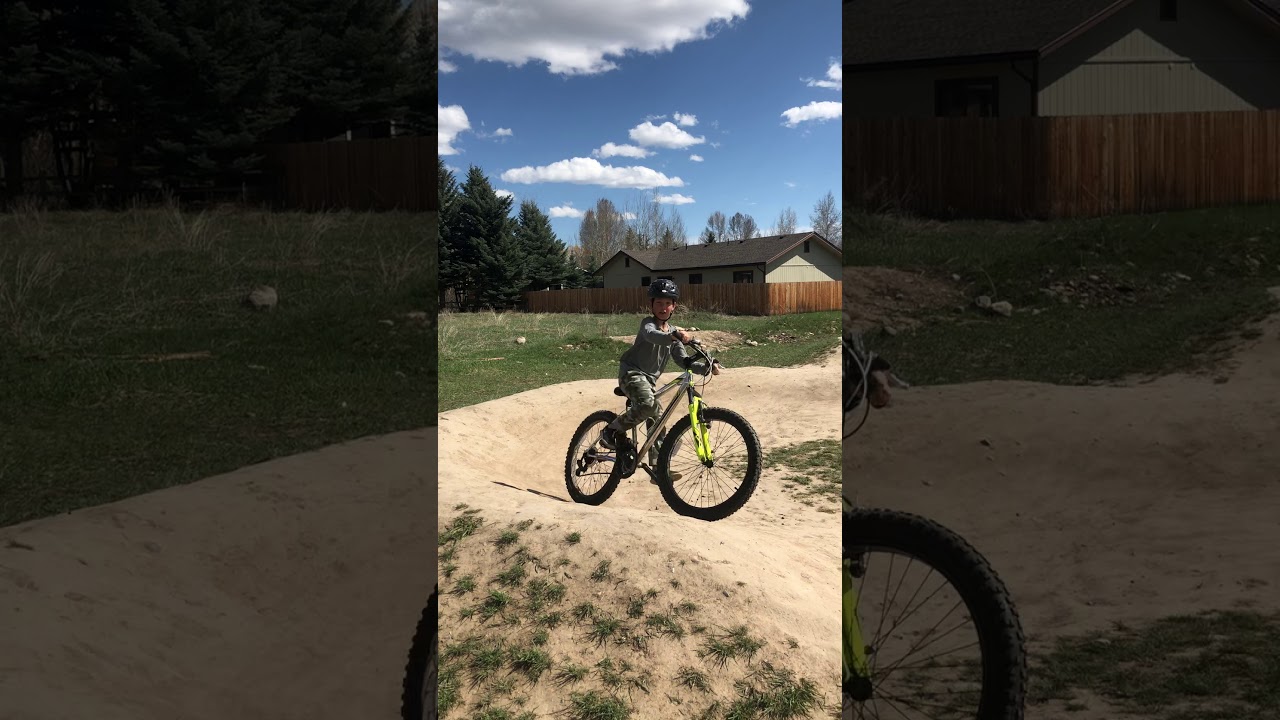 Bike pump track part 2 YouTube