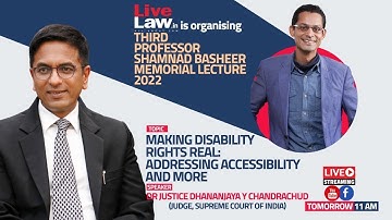 Prof. Shamnad Basheer Memorial Lecture ByJustice Dhananjaya Y Chandrachud