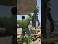 GTA 5 Hulk vs Kong Super Strength Battle #gta #gta5mods #hulk #kingkong #shorts