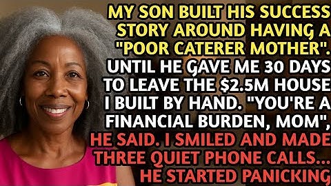 My Son Gave Me 30 Days To Leave - So I Transferred The House To His Sister And Moved To Florida