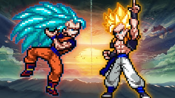 Son Goku SSB DBFZ V2(New) VS Gogeta SSJ in Jump Force Mugen
