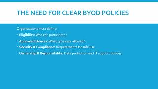 019 Mobile Device Security   Bring Your Own Device   BYOD   in the Workplace
