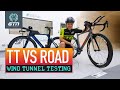 Time Trial Bike vs Road Bike | Wind Tunnel Testing