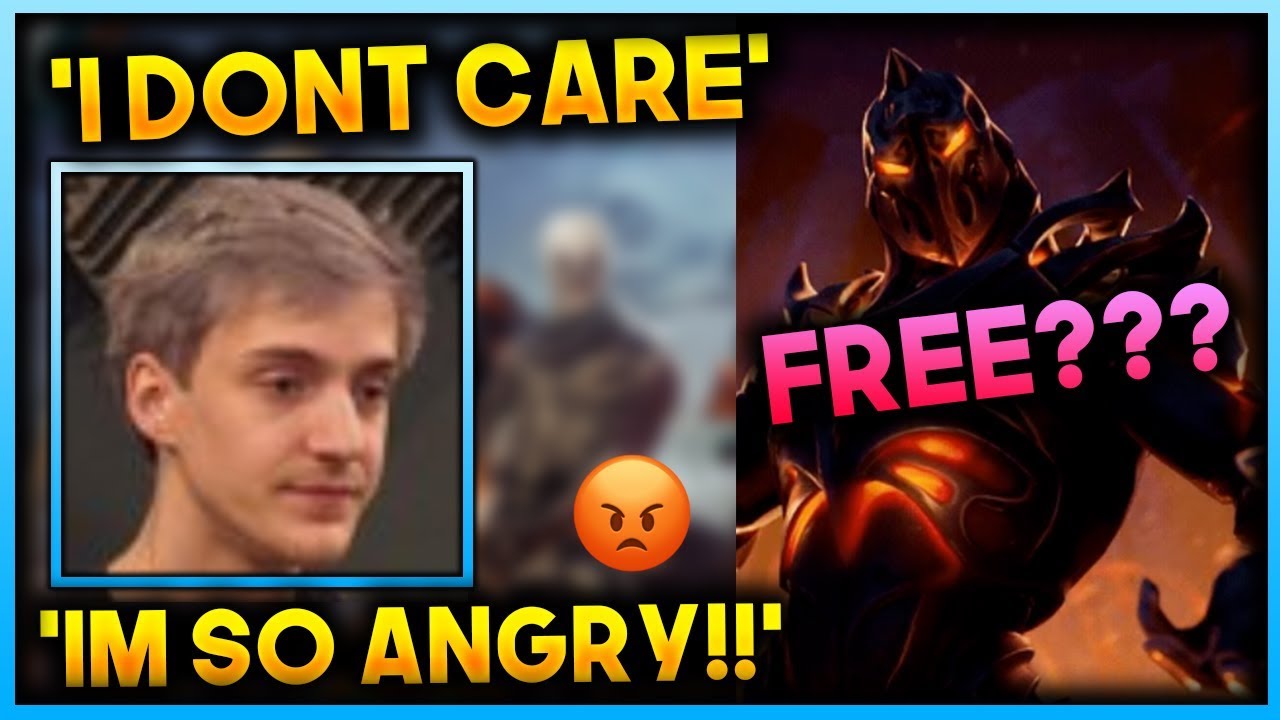 Ninja "I DONT CARE ABOUT SKINS" - Reacts To The NEW *FREE* "LAVA RUIN" (WEEK 8) DISCOVERY SKIN!