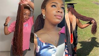 Extra Long Microloc Ponytail Style My Hair with Me
