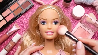 Barbie Doll Skincare + Makeup + Dress up ASMR 💄🎎 ASMR Magic Makeup Roleplay screenshot 3