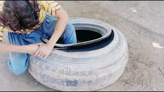 How to Old Tyre Repire and Amazing skills #tyre #tyres #tyre #kingdom