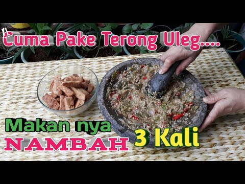 Cuma  Pake Terong, bikin nambah 3 kali  ll Masakan Kampung Jadi Ingat Masa Kecil