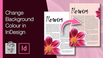 Change Background Colour in InDesign