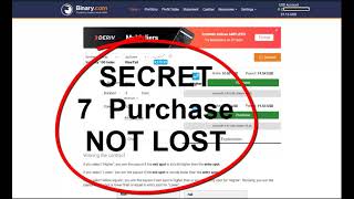SECRET - 7 PURCHASE - NOT LOSE Trading strategy Vol Index 100 RF BINARY.COM