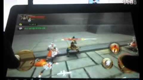 Sango Heroes on Cube U18GT Elite Android 4.0 tablet