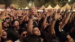 In flames, Bangalore open air