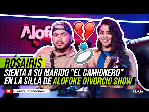 ROSAIRIS SIENTA A SU FAMOSO MARIDO EN LA SILLA DE ALOFOKE DIVORCIO SHOW!!!