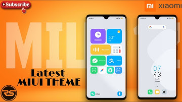 BEST MIUI THEME WITH SUPER ANIMATED ICONS | BEST CLOCK WIDGET | DARK MODE SUPPORT