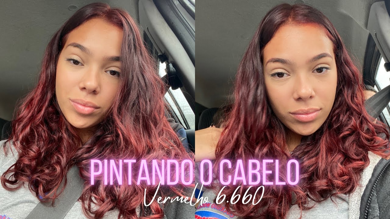 Pintando o cabelo de Vermelho - Rouge 6.660