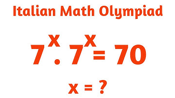 Italy | Can You Solve? | A Nice Math Olympiad Exponential Problem