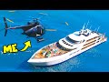 I robbed EVERYONE on this Yacht... Well almost *SWAT CAME*!! (GTA 5 Mods)