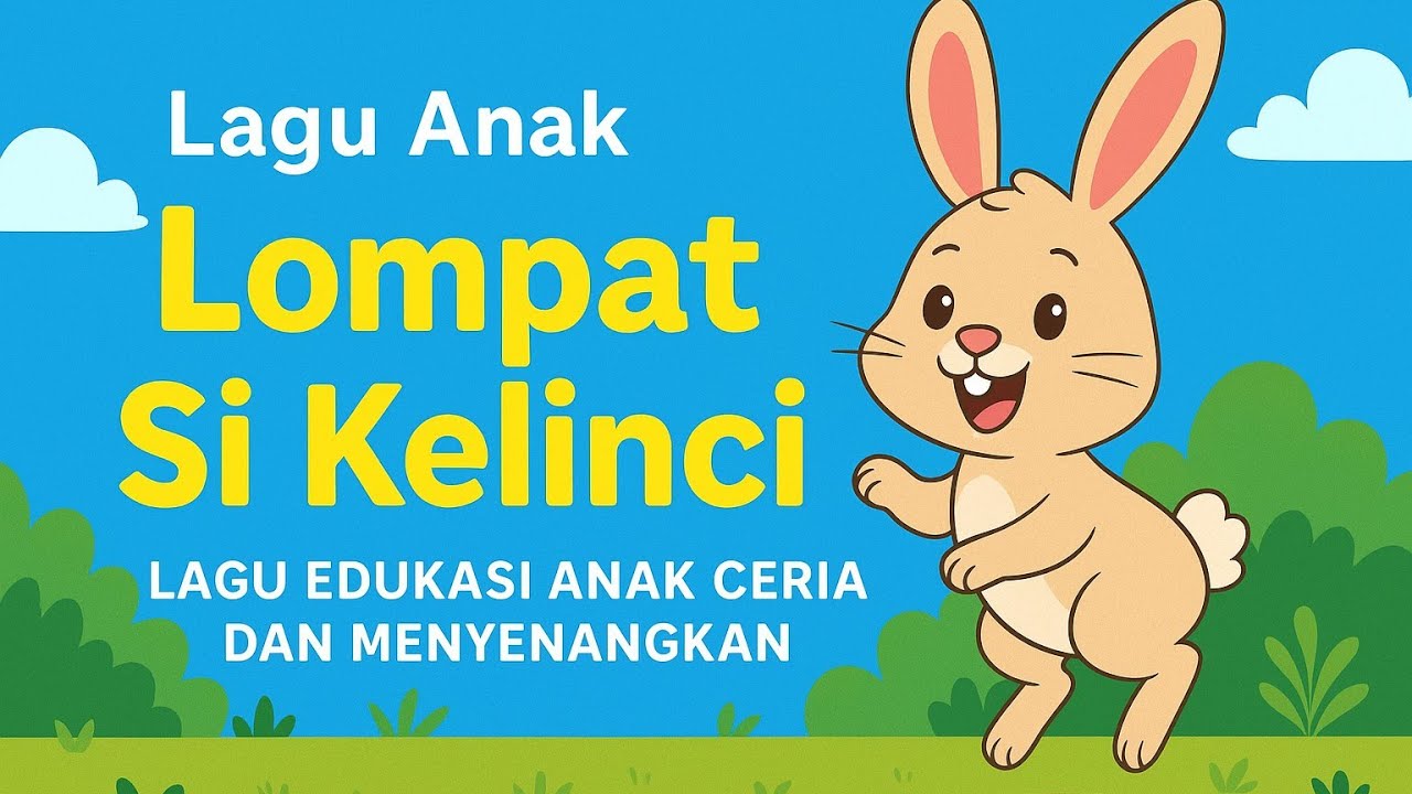 Lagu Anak – Lompat Si Kelinci 🐇 | Lagu Edukasi Anak Ceria dan Menyenangkan