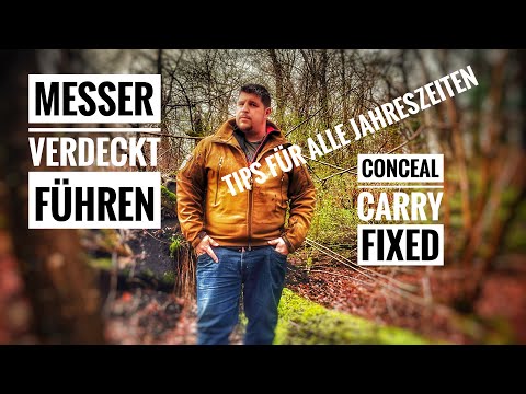 Messer verdeckt führen