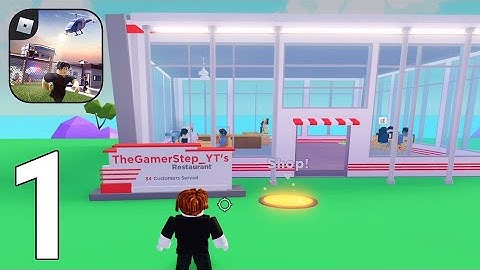 Roblox Gameplay Walkthrough Part 1 - My Restaurant! Tutorial [iOS/Android/PC Games]
