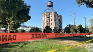 Centennial Mills Fire Dangerous Structure Awaits Demolition