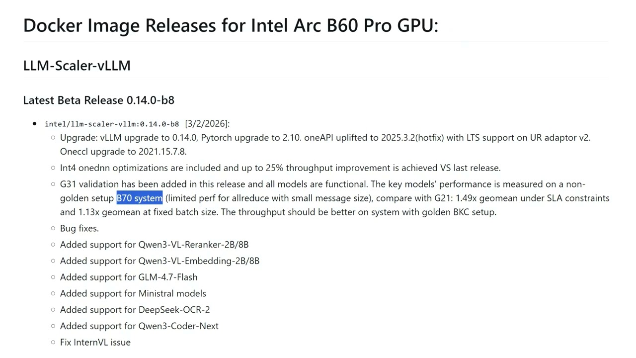 Intel Arc Pro B70 Pro Viz GPU Tested with BMG G31 Die