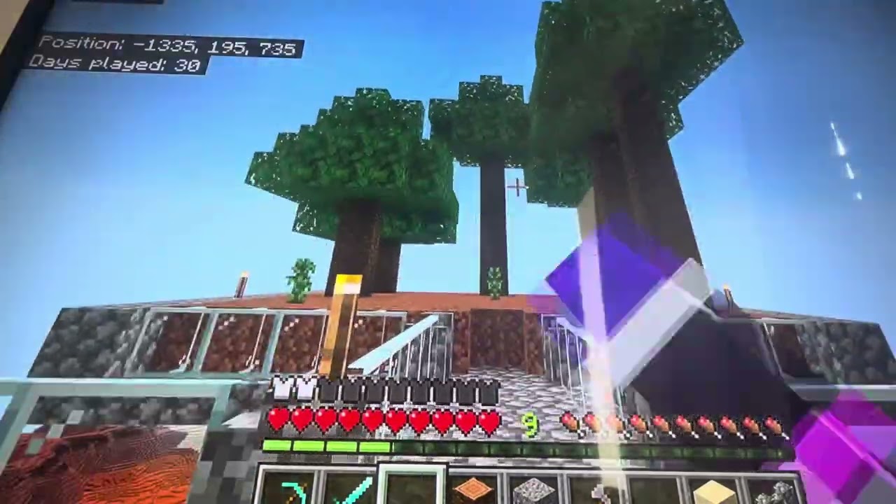 New World, Sky Base, Minecraft Bedrock, No Cheats. World Tour