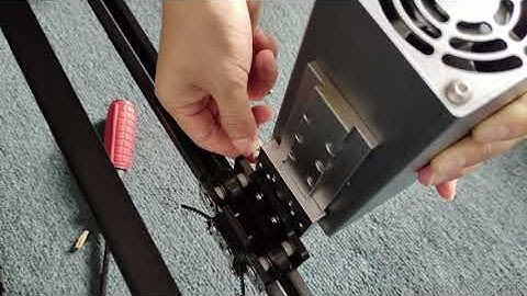 ZBAITU 20w Laser Module Head F20-PF Dovetail Assembly Demonstration