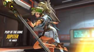Overwatch: Play Of The Game: Mercy #2 (Gameplay) (POTG)