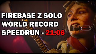FIREBASEZ SOLO WORLD RECORD SPEEDRUN (21:06)