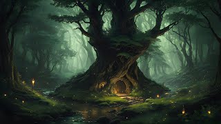 Dark Celtic Music with Crow Sounds & Forest Sounds | Tangled Forest Ambience