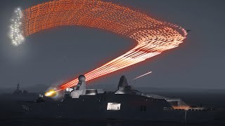 Watch US Warship Shooting Down multiple Drones &amp; MiG-29 Jet - C-RAM - Military Simulation - ArmA 3