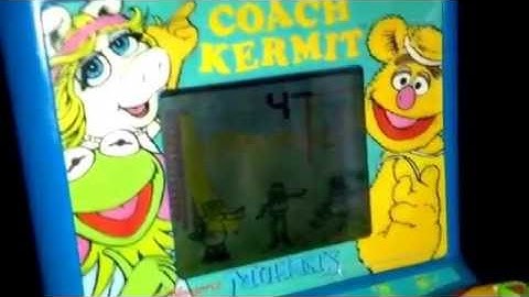 Coach Kermit The Muppets Hand Held Electronic Retro My First Tiger LCD Game