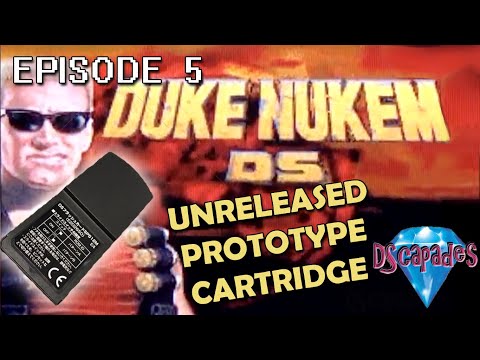 Unreleased Duke Nukem Prototype Cartridge Nintendo DS Game Found 2020