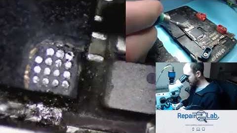 Scratching iPhone 6 CPU to fix error 9 part 1
