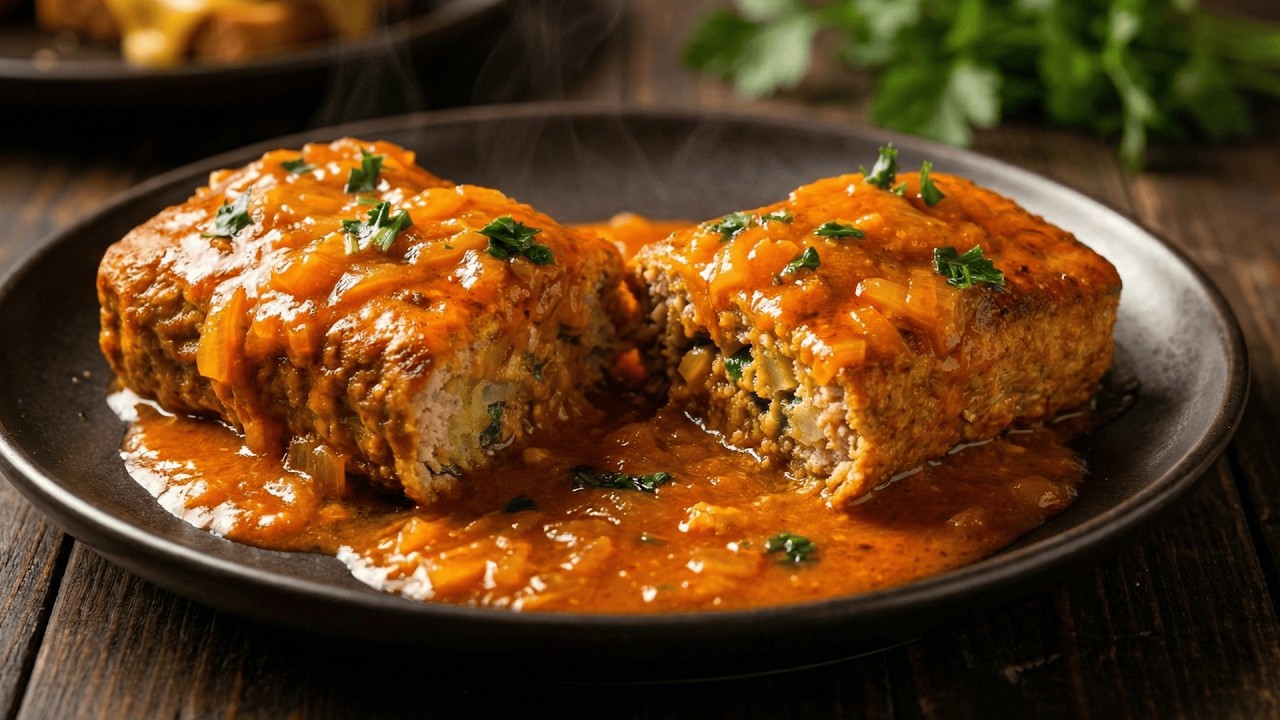 Delicious Stuffed Turkey Roll with Vegetables | Healthy Dinner Recipe