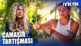 Hanzade ve Aleyna Arasında Çamaşır Tartışması | Survivor 2021 Resimi