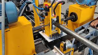 Automatic Pipe Drilling Machine Scaffolding Auto Pipe Drilling Spm Robologic