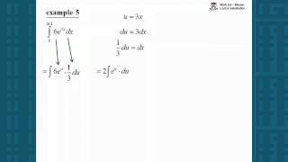 UPenn Math 103 Usubstitution Example # 5