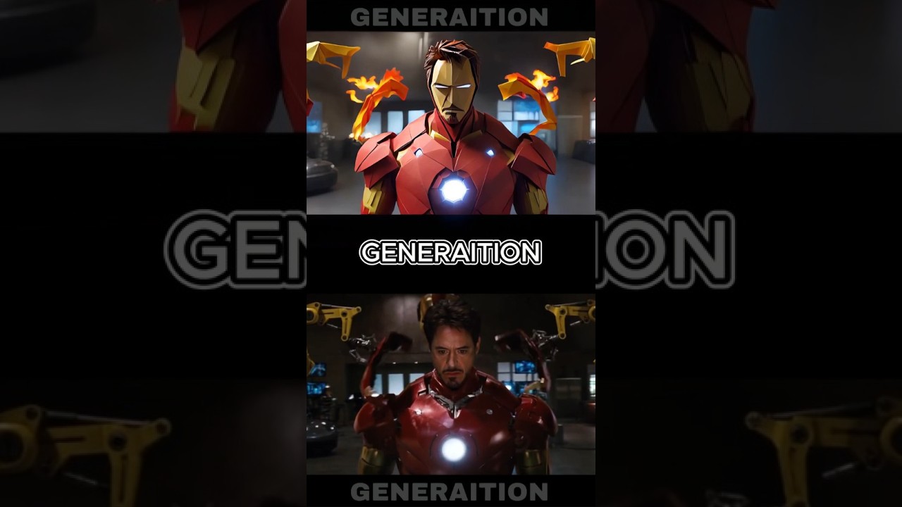 Ironman But The Armor Is Origami✂📃