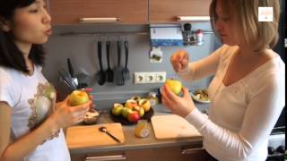 Honey for you kitchen: медовые рецепты. Выпуск 1. Яблоки, запеченные с медом и творогом. Honey for you kitchen: медовые рецепты. Выпуск 1. Яблоки, запеченные с медом и творогом.