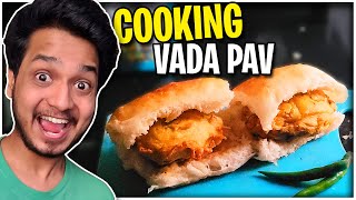 My Secret Vada Pav Recipe - Cooking With Ezio18rip (Food Vlog IRL)