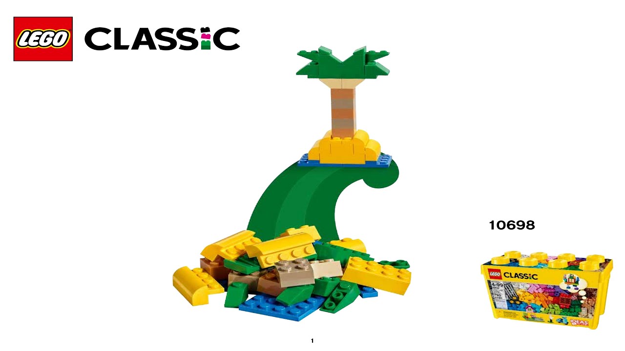 LEGO instructions - Classic - 10698 - Large Creative Brick Box