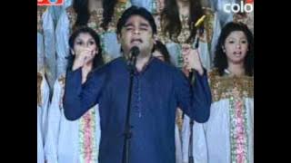 Vande mataram - A.R.Rahman with live chorus at IPL Awards[HQ]