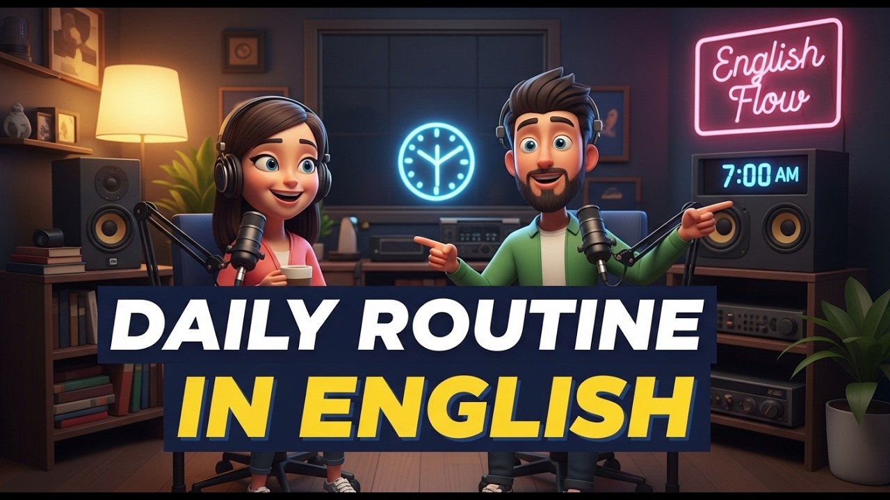 How to Talk About Your Daily Routine | Easy English Speaking Practice ...